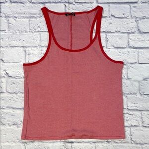 J. Crew Fine rib racerback tank top in stripe